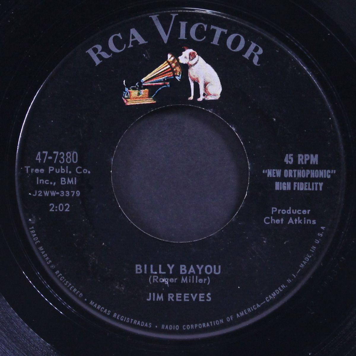 i'd like to be / billy bayou by JIM REEVES