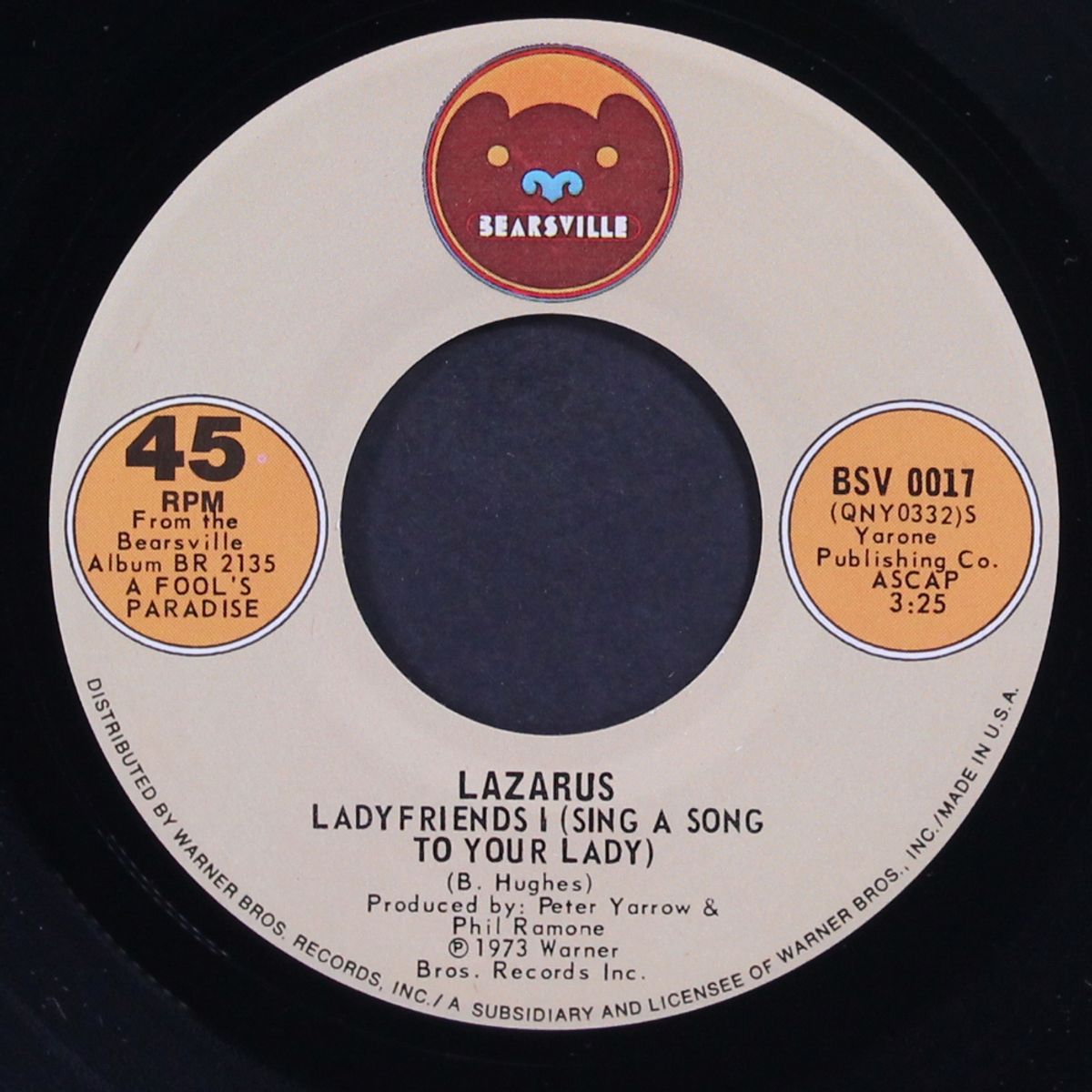 ladyfriends i (sing a song to your lady) / this is a song by LAZARUS