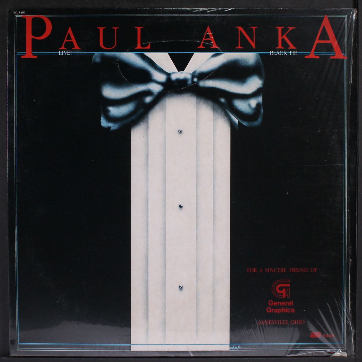black tie live by PAUL ANKA