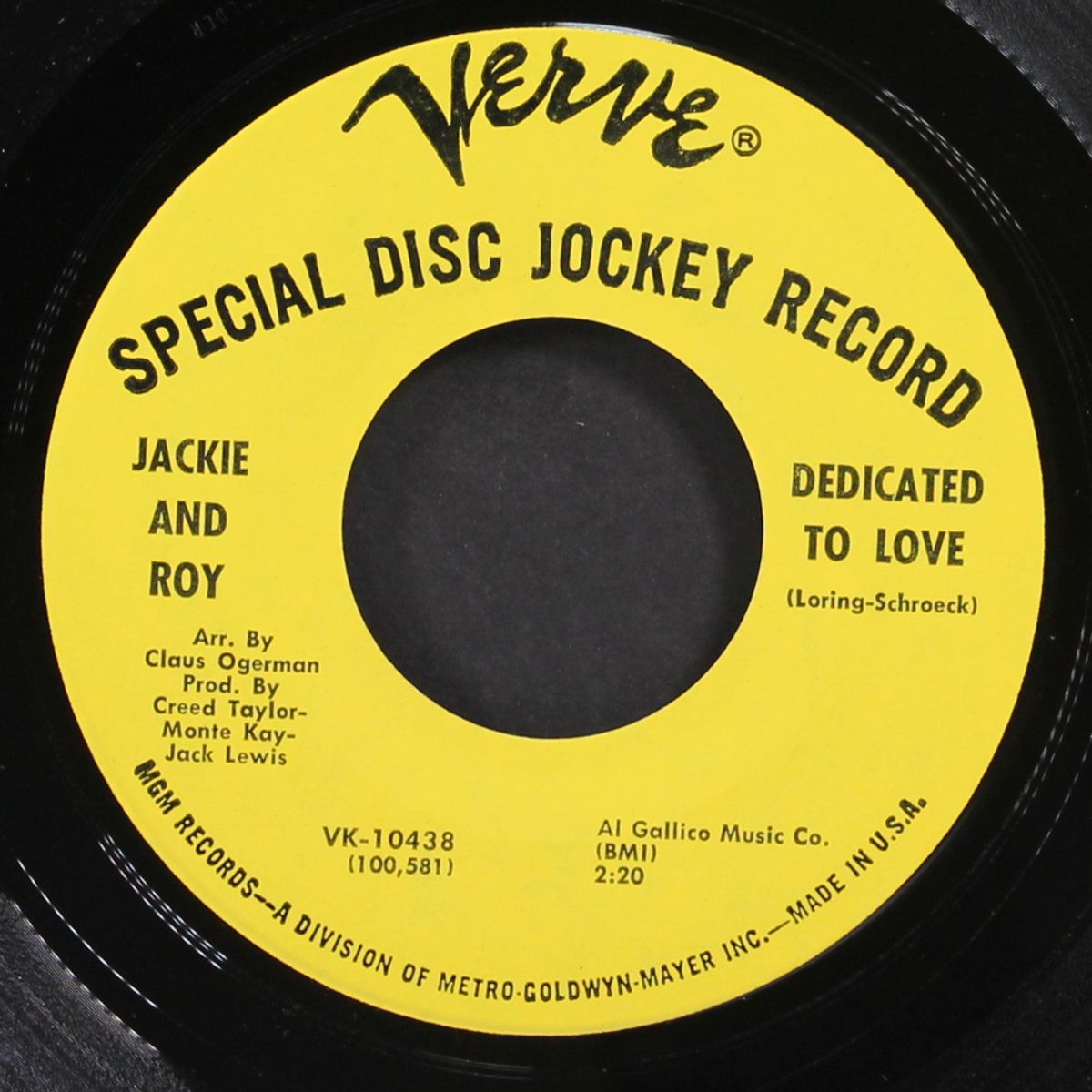 dedicated to love / changes by JACKIE & ROY