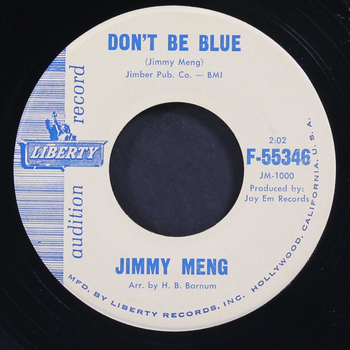 dont be blue / true and faithful by JIMMY MENG