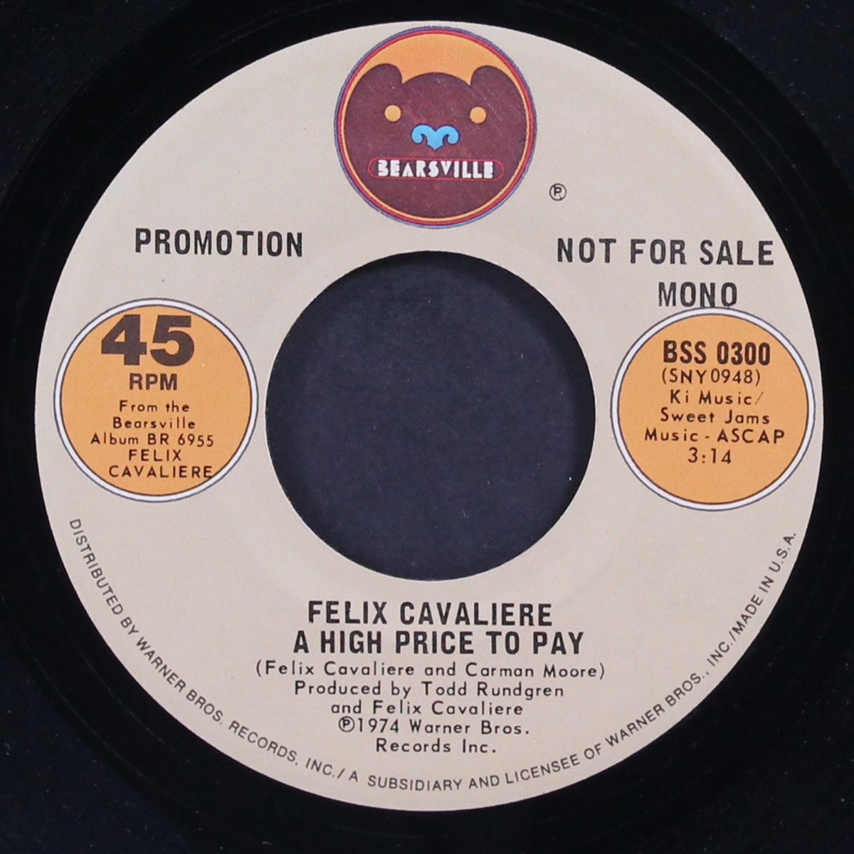 a high price to pay / mono by FELIX CAVALIERE