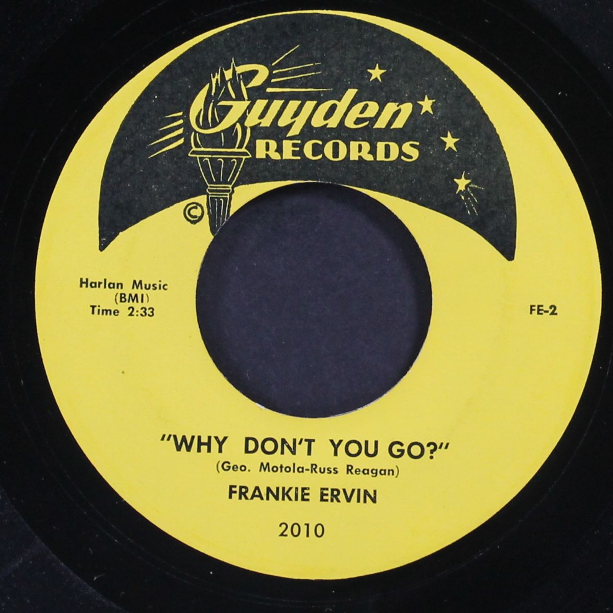 believe me / why don't you go by FRANKIE ERVIN & GROUP