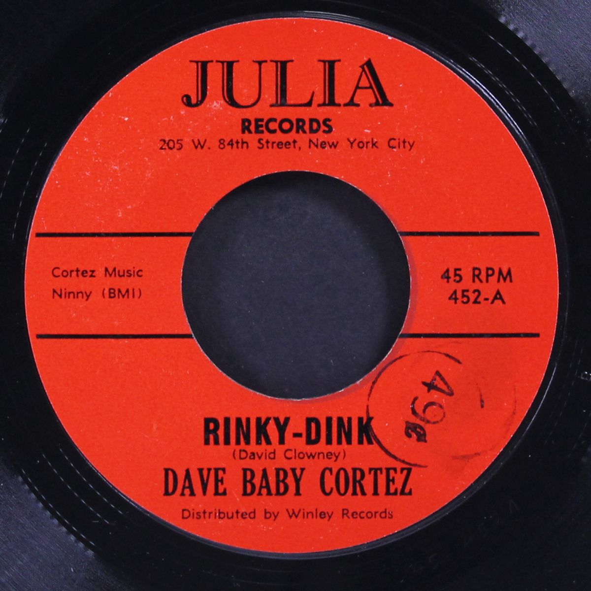 rinky-dink / gettin right by DAVE 'BABY' CORTEZ