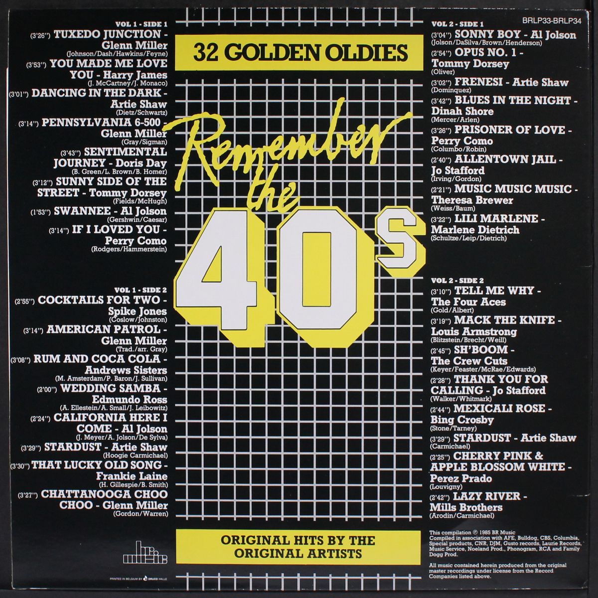 remember the 40's - 32 golden oldies by VARIOUS
