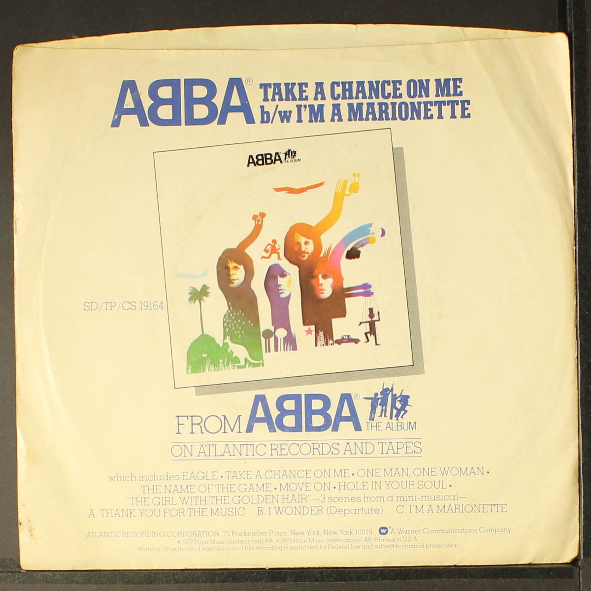 take a chance on me / i'm a marionette by ABBA