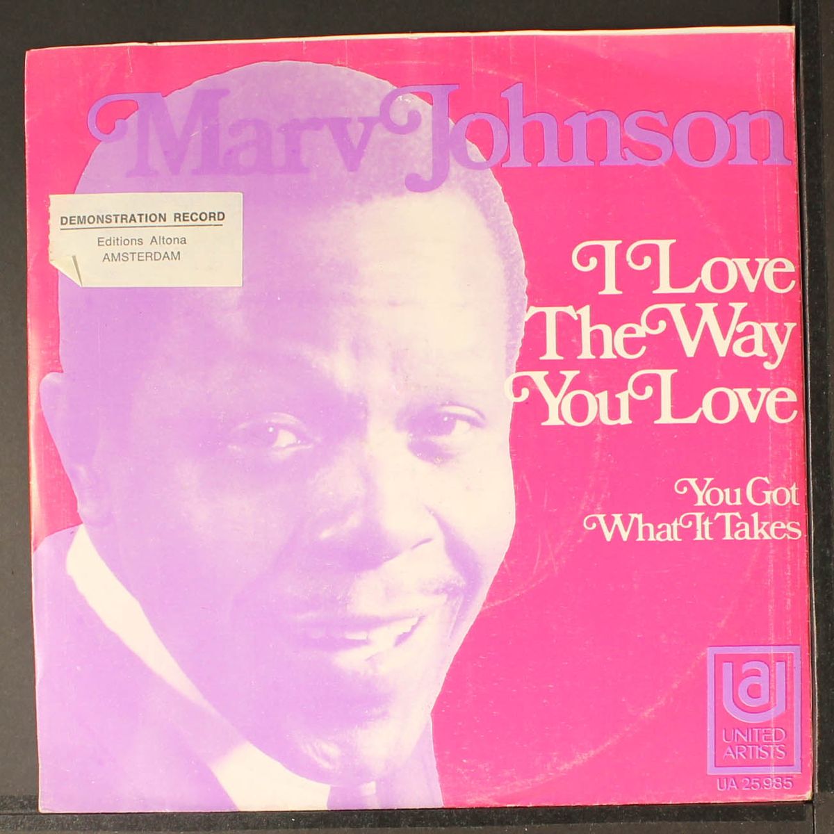 i love the way you love by MARV JOHNSON