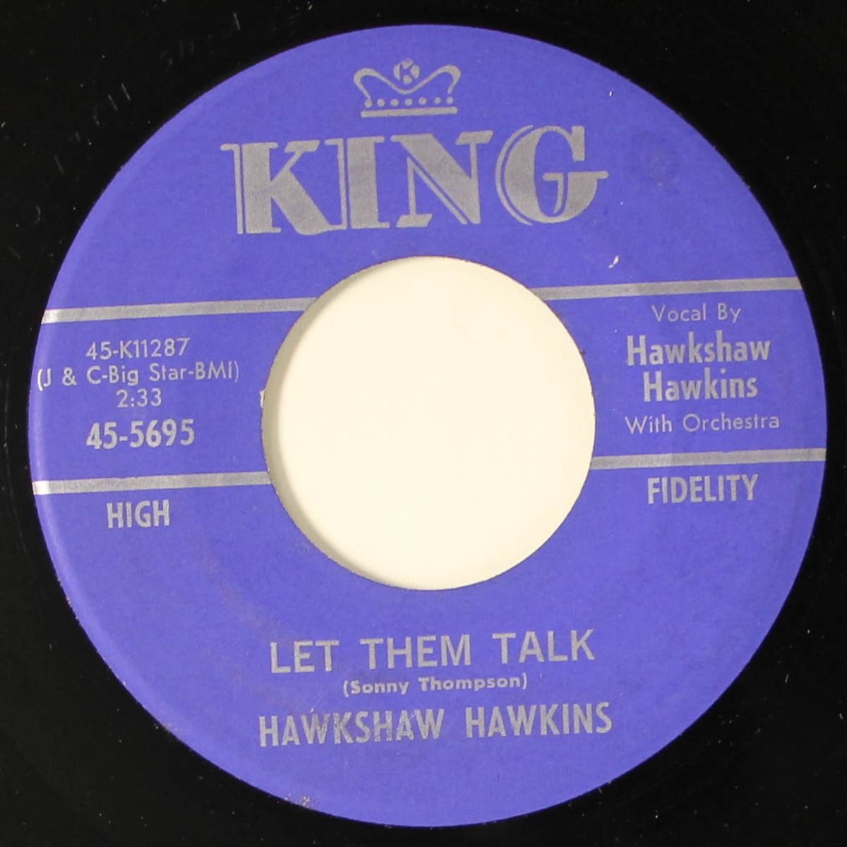bad news travels fast (in our town / let them talk) by HAWKSHAW HAWKINS