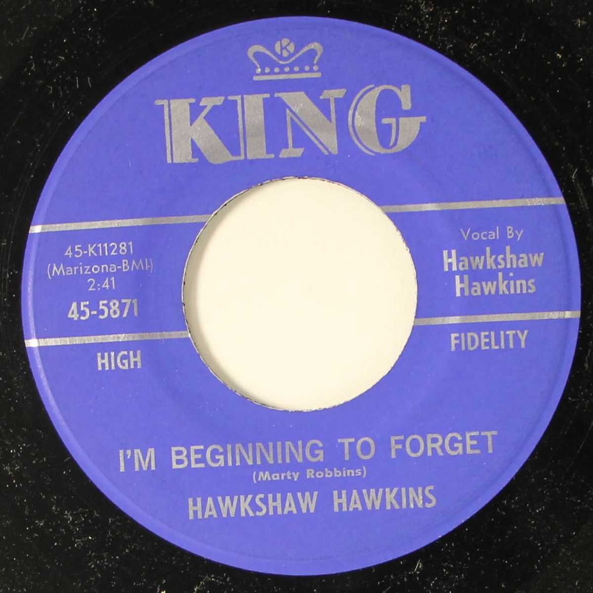 i'm beginning to forget by HAWKSHAW HAWKINS