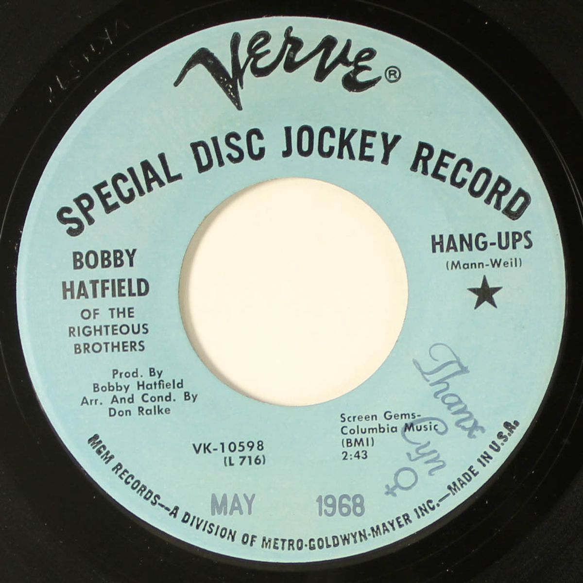 hang-ups / soul cafe by BOBBY HATFIELD