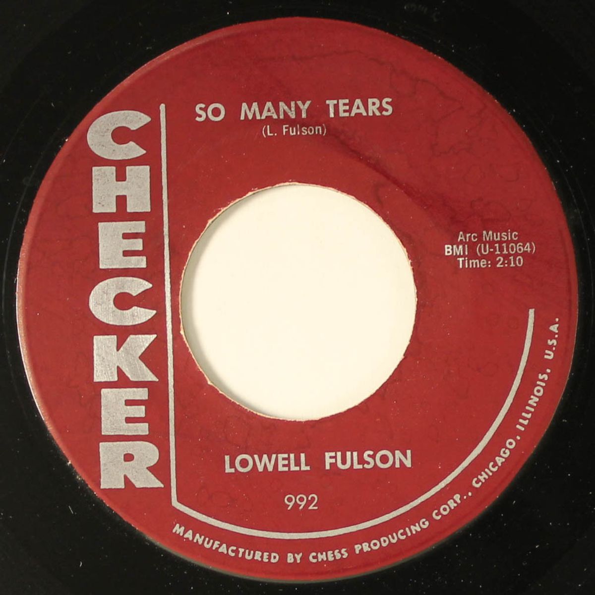 so many tears / hung down head by LOWELL FULSON
