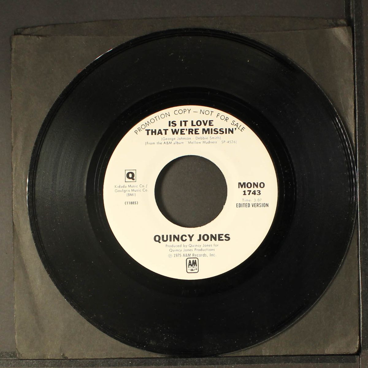 is it love that we're missin' / mono by QUINCY JONES
