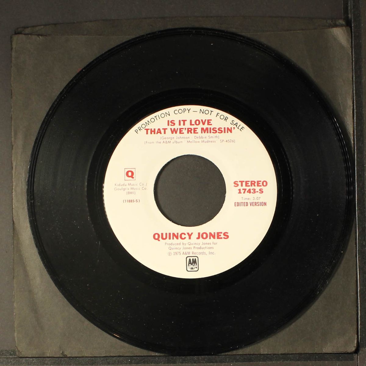 is it love that we're missin' / mono by QUINCY JONES