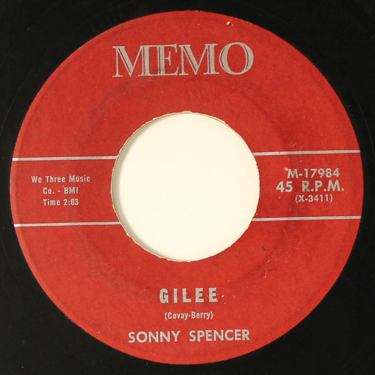 oh boy / gilee by SONNY SPENCER