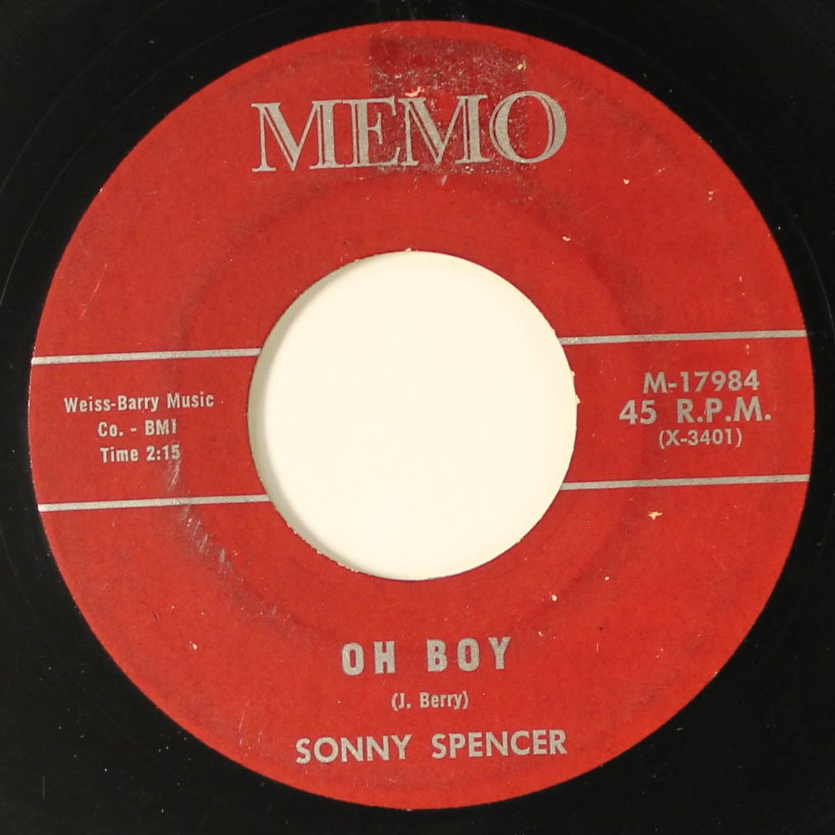 oh boy / gilee by SONNY SPENCER