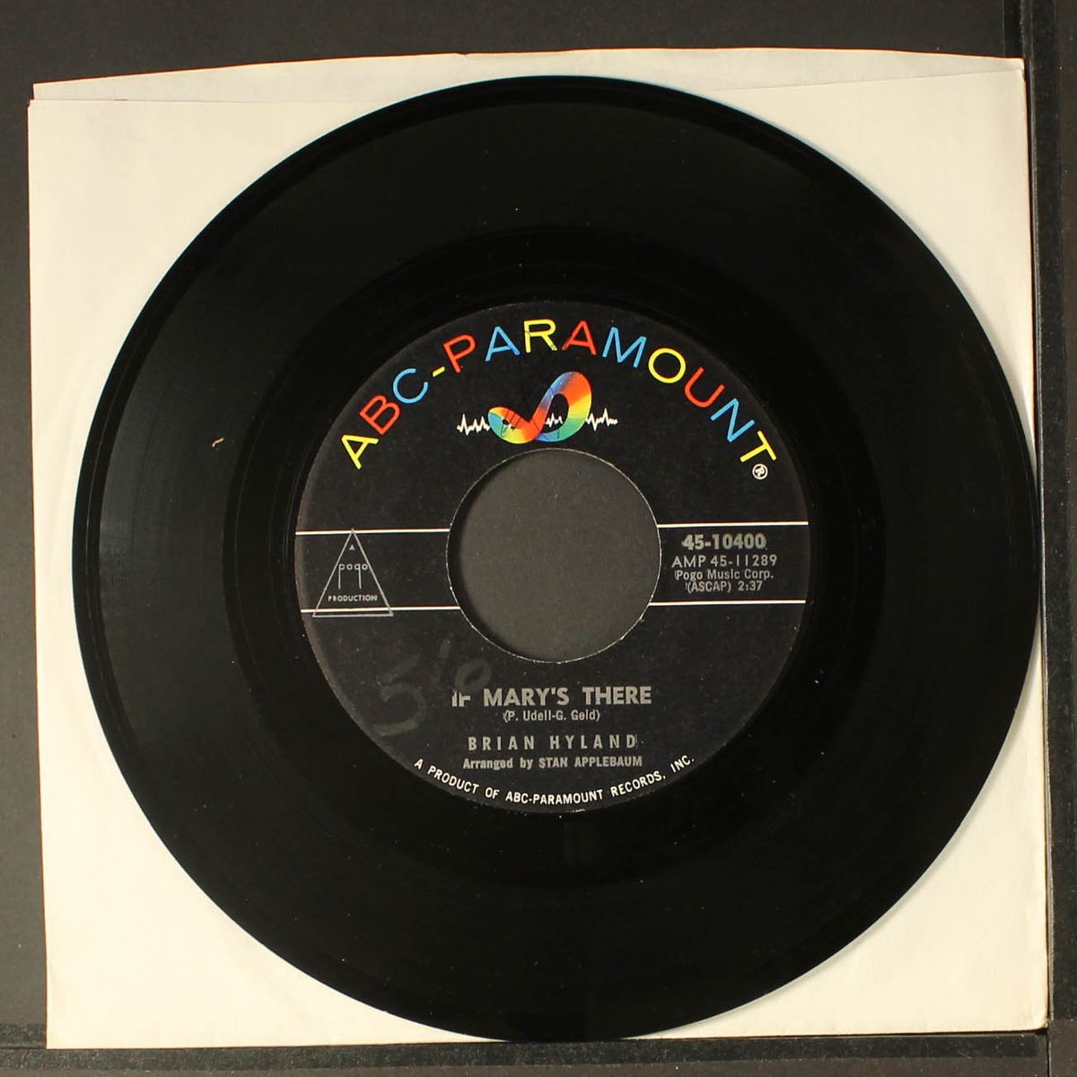 if mary's there / remember me by BRIAN HYLAND