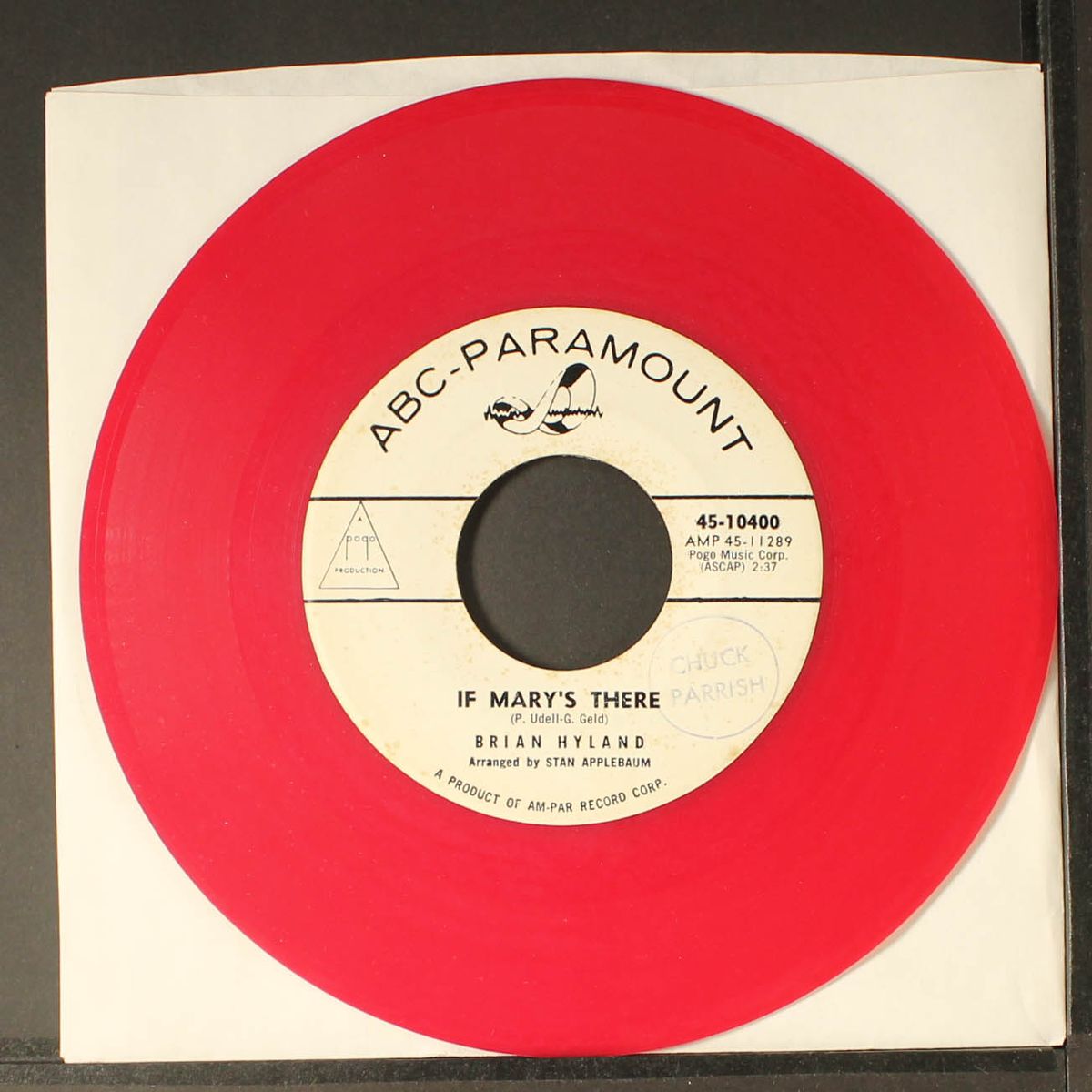 if mary's there by BRIAN HYLAND