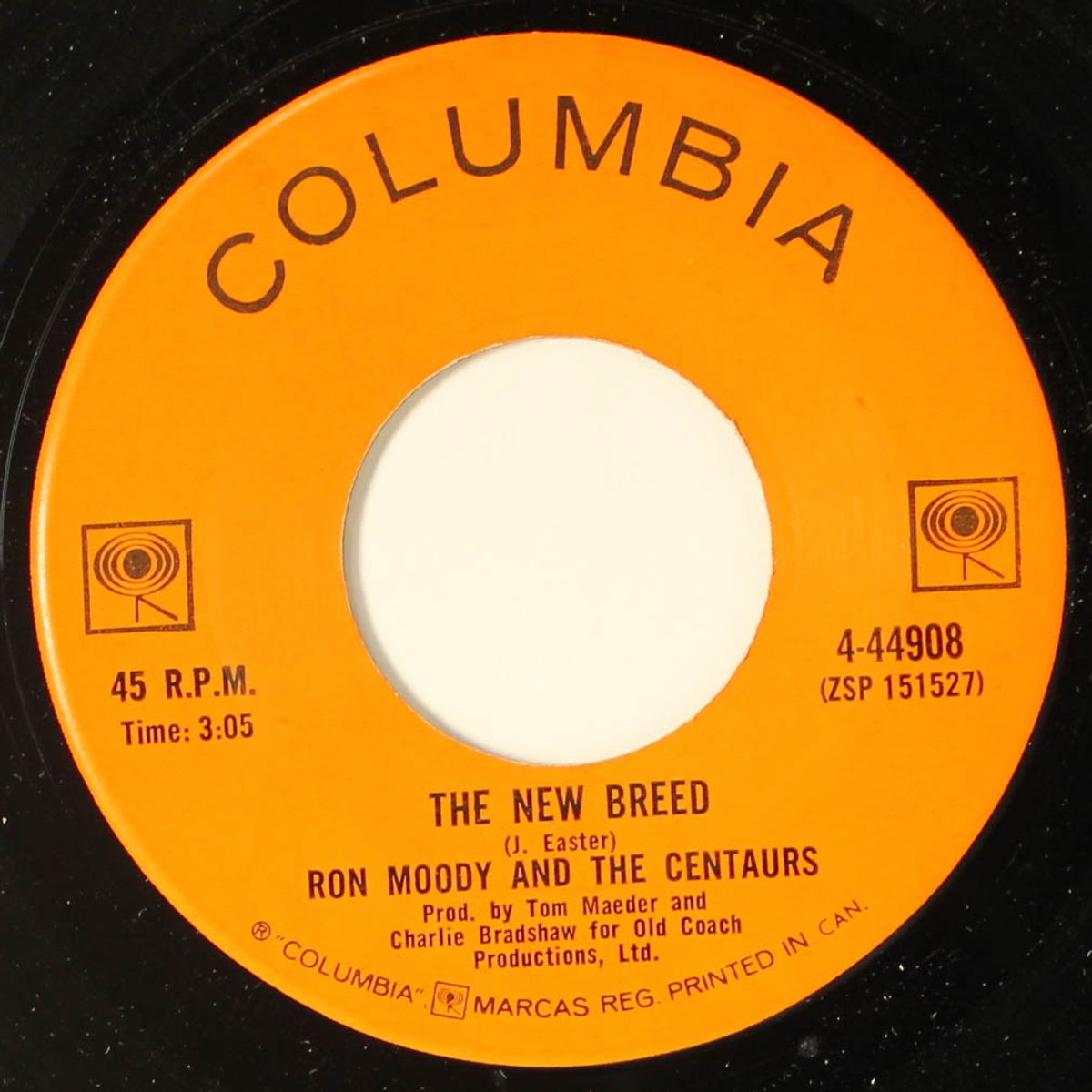 the new breed / if i didn't have a dime by RON MOODY & CENTAURS