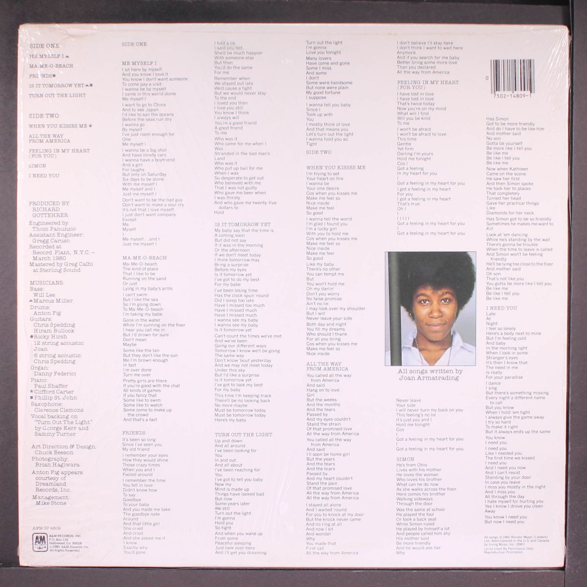 me myself i by JOAN ARMATRADING