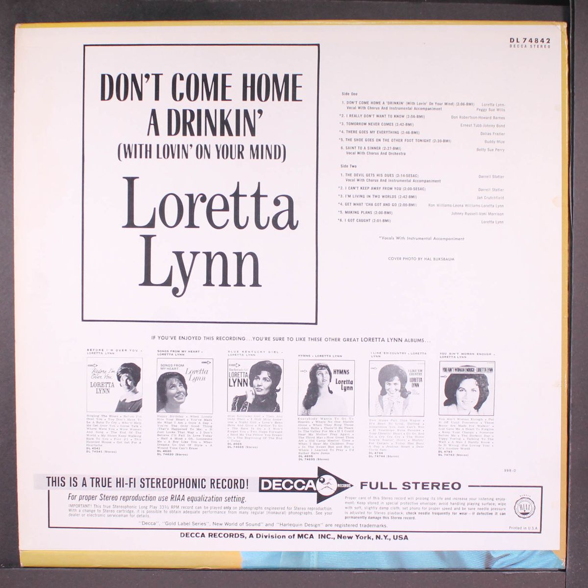 don't come home a drinkin by LORETTA LYNN