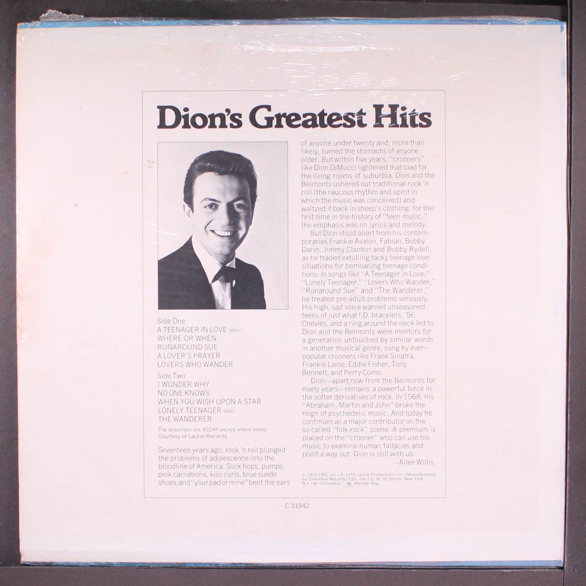 greatest hits by DION