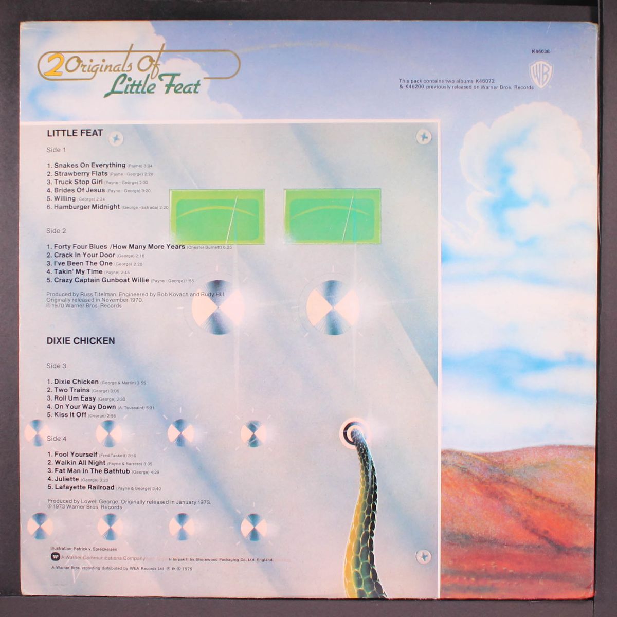 2 originals of by LITTLE FEAT