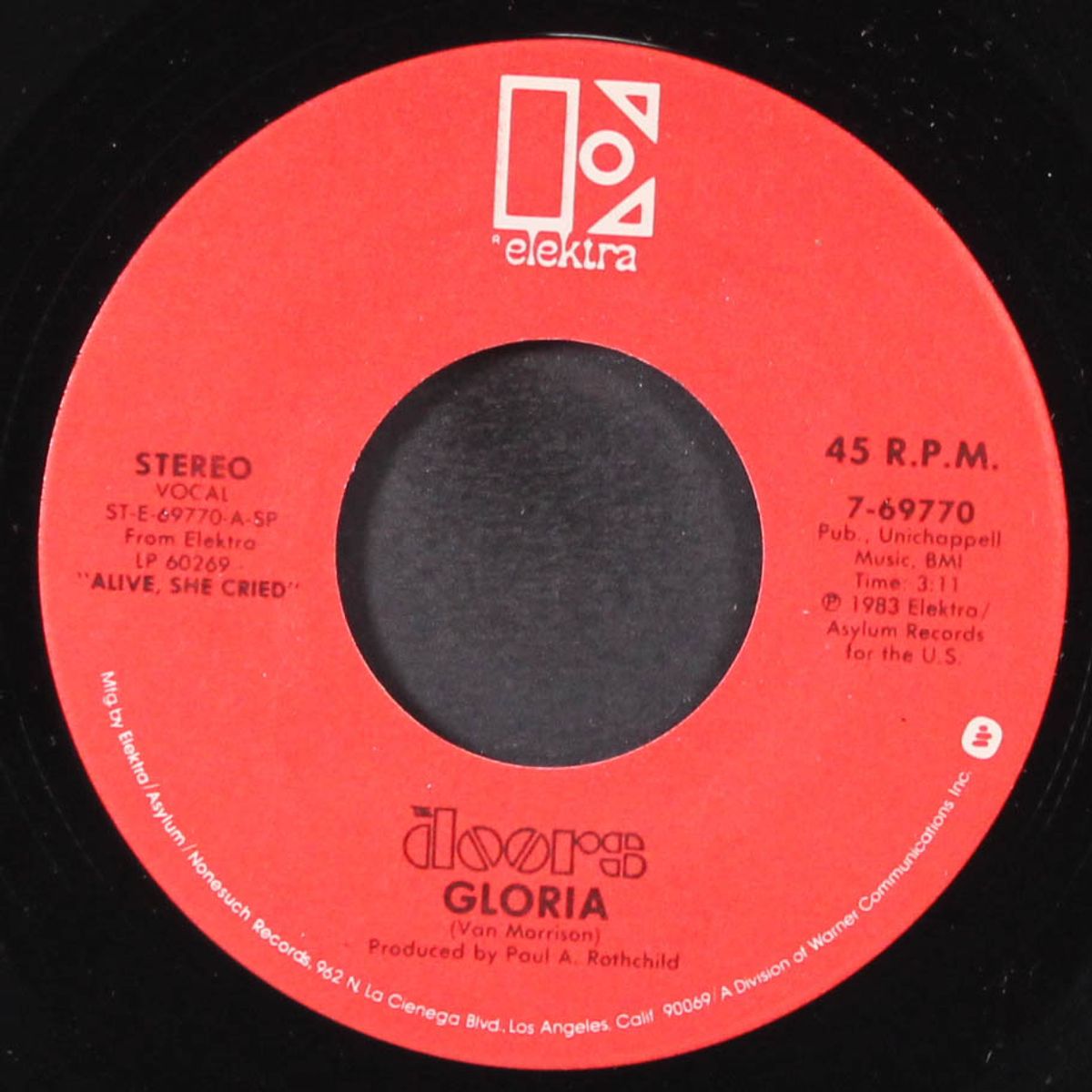 gloria / moonlight drive by DOORS
