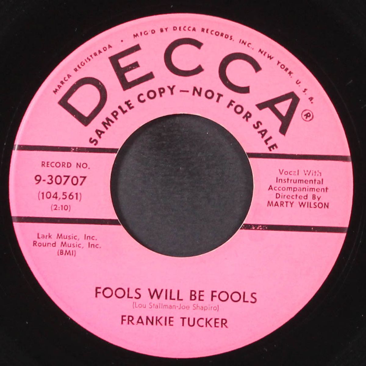 good googely woo / fools will be fools by FRANKIE TUCKER
