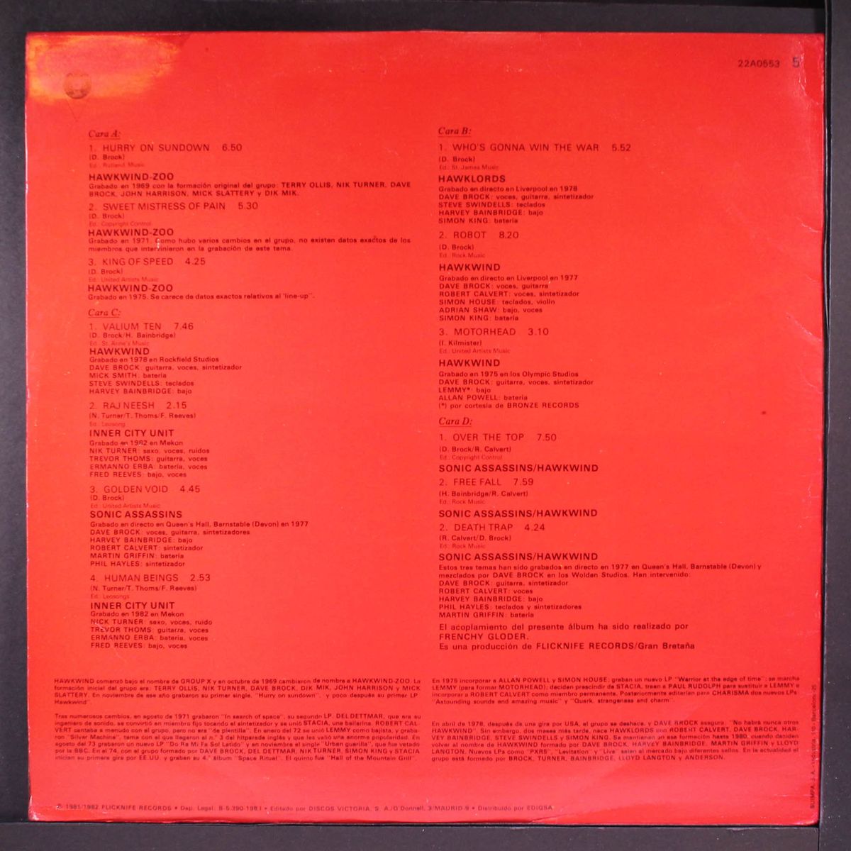 hawkwind by HAWKWIND