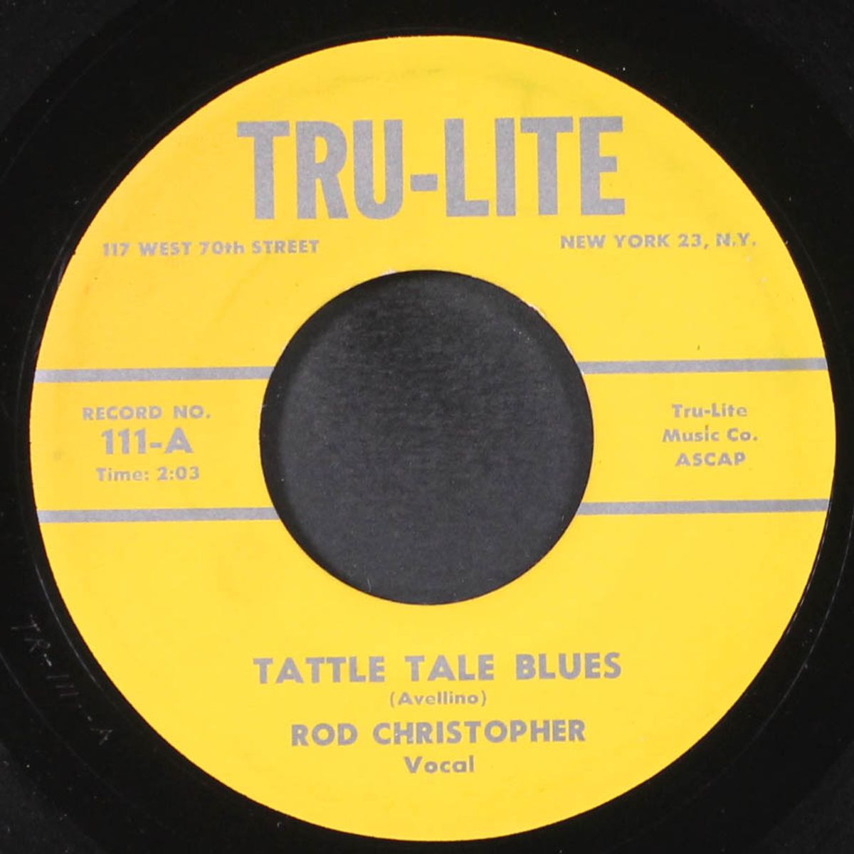 tattle tale blues / daybreak by ROD CHRISTOPHER
