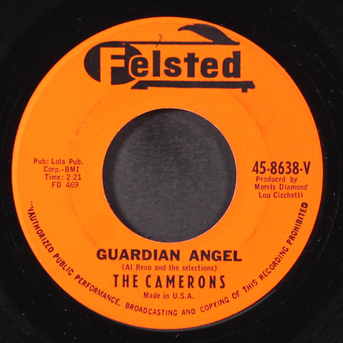 guardian angel / a girl i marry by CAMERONS