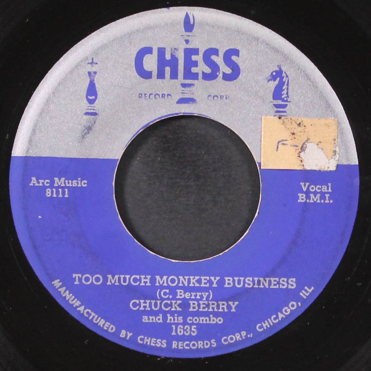 brown eyed handsome man / too much monkey business by CHUCK BERRY