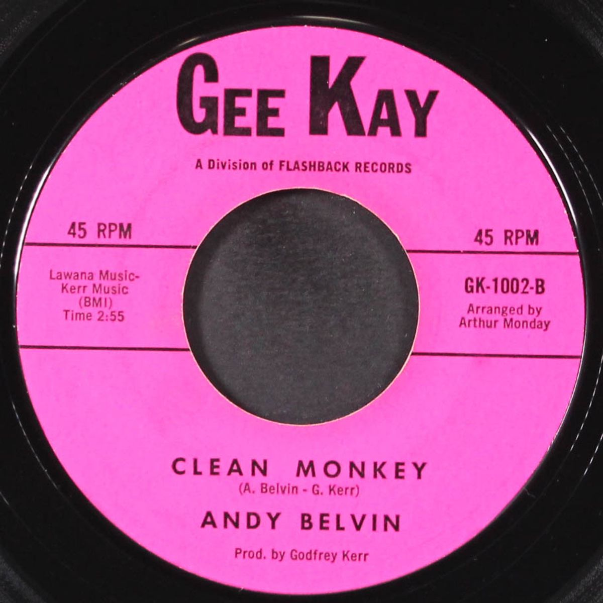 hello my lover / clean monkey by ANDY BELVIN