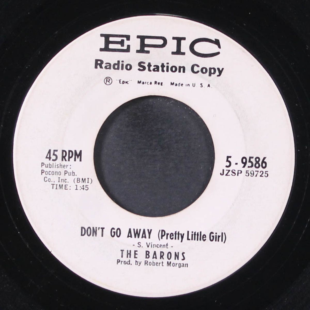 pledge of a fool / don't go away by BARONS