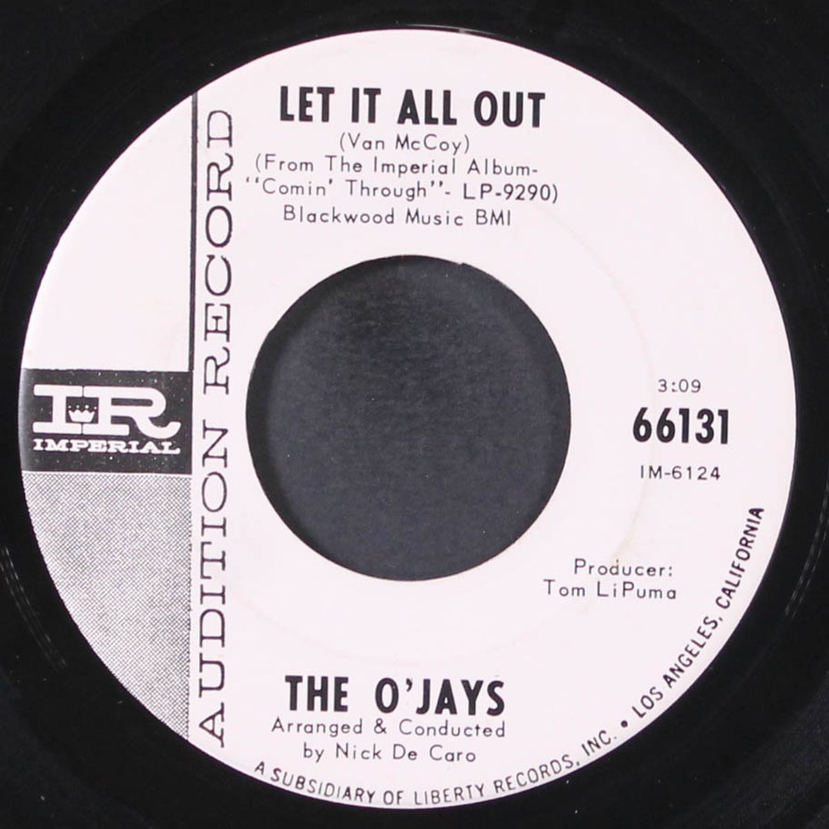 let it all out / you're the one by O'JAYS