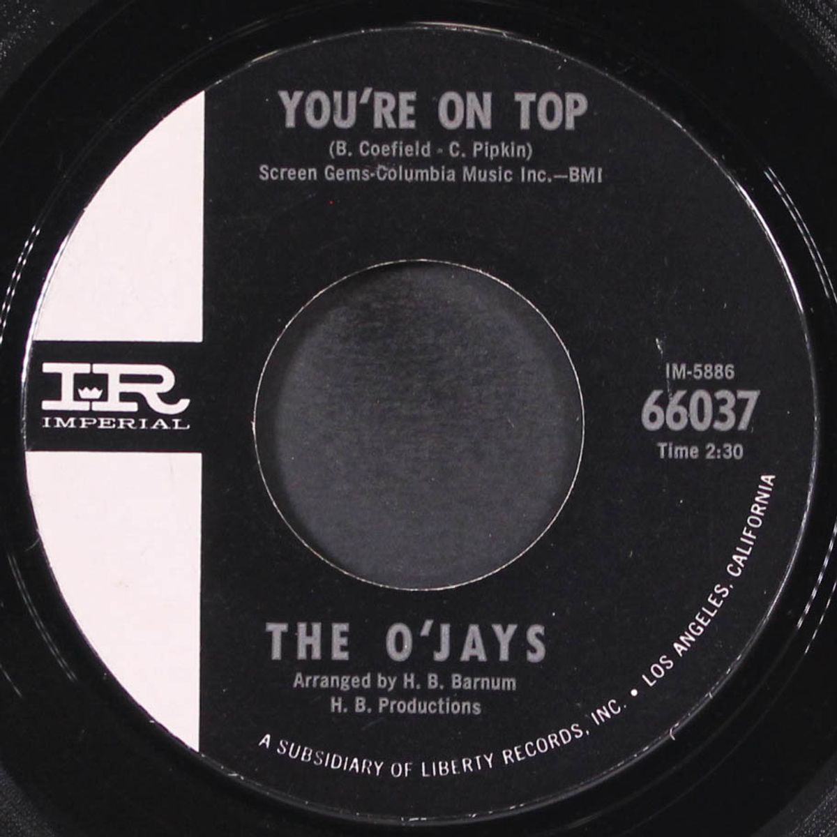 you're on top / lovely dee by O'JAYS