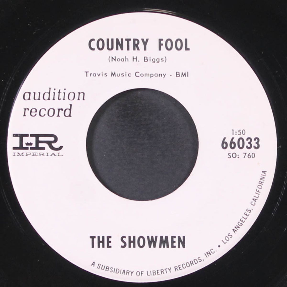 it will stand / country fool by SHOWMEN