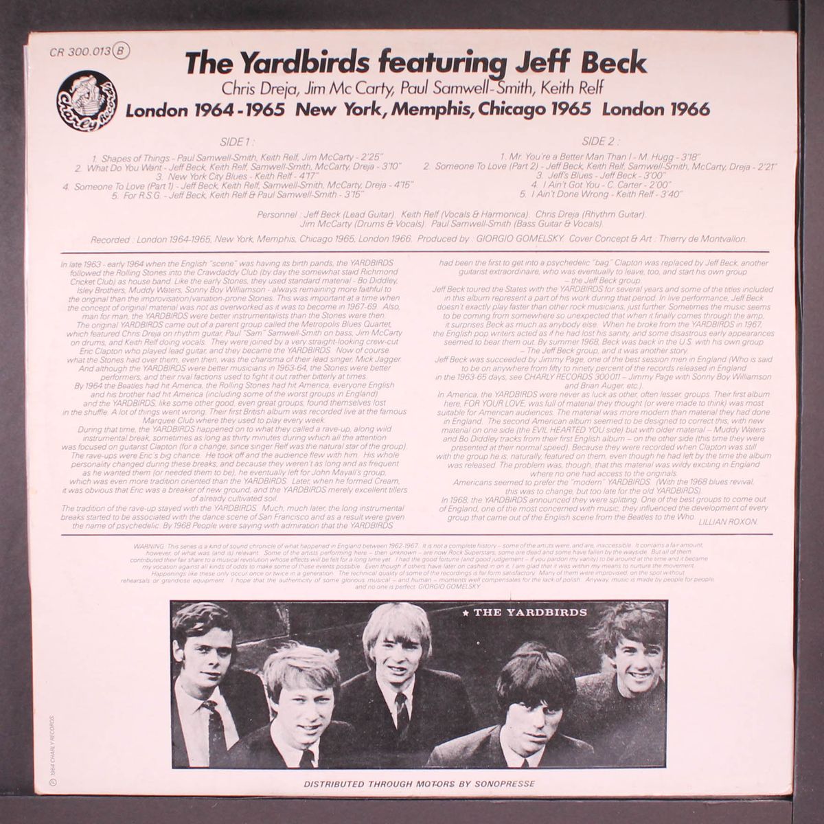 london, new york, memphis, chicago by YARDBIRDS