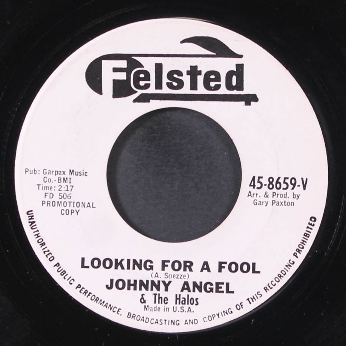 looking for a fool / roller-motion by JOHNNY ANGEL & HALOS