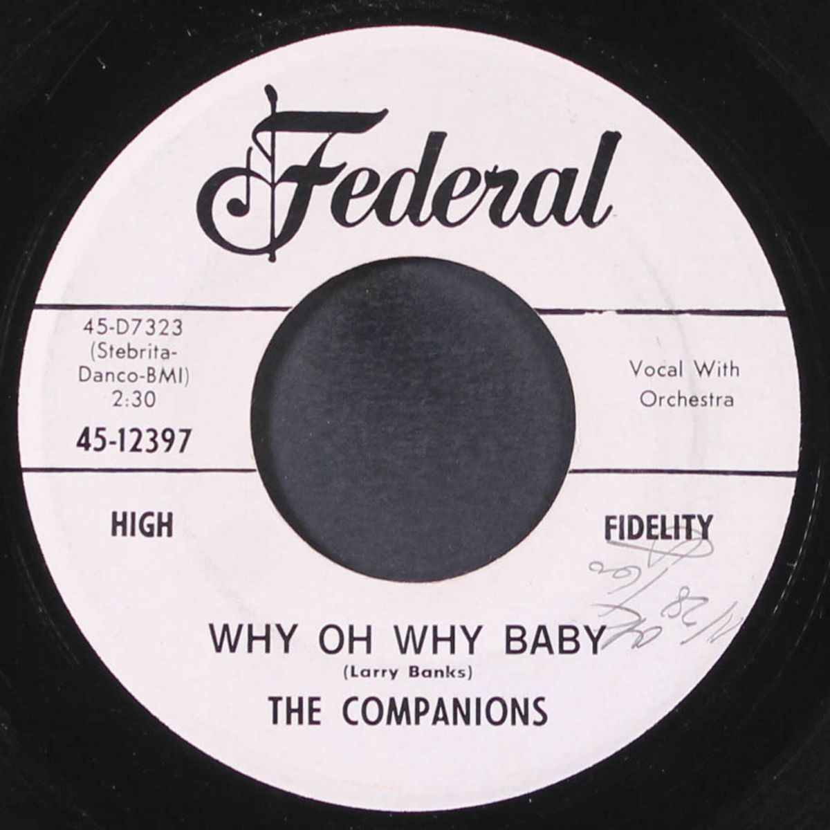 i didn't know / why oh why baby by COMPANIONS