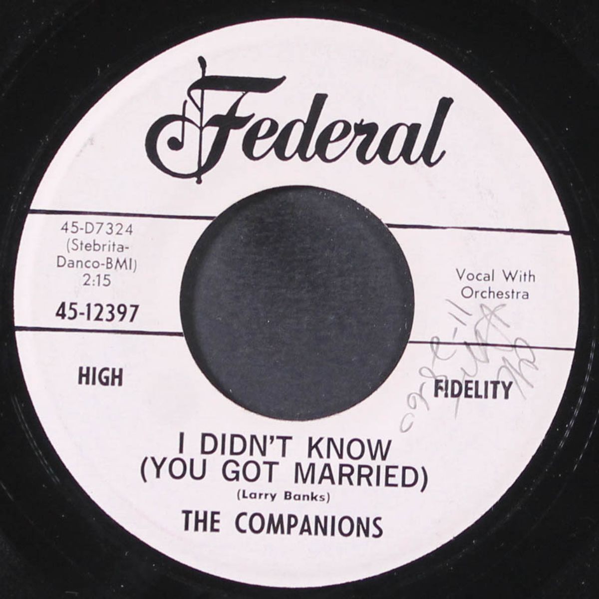 i didn't know / why oh why baby by COMPANIONS