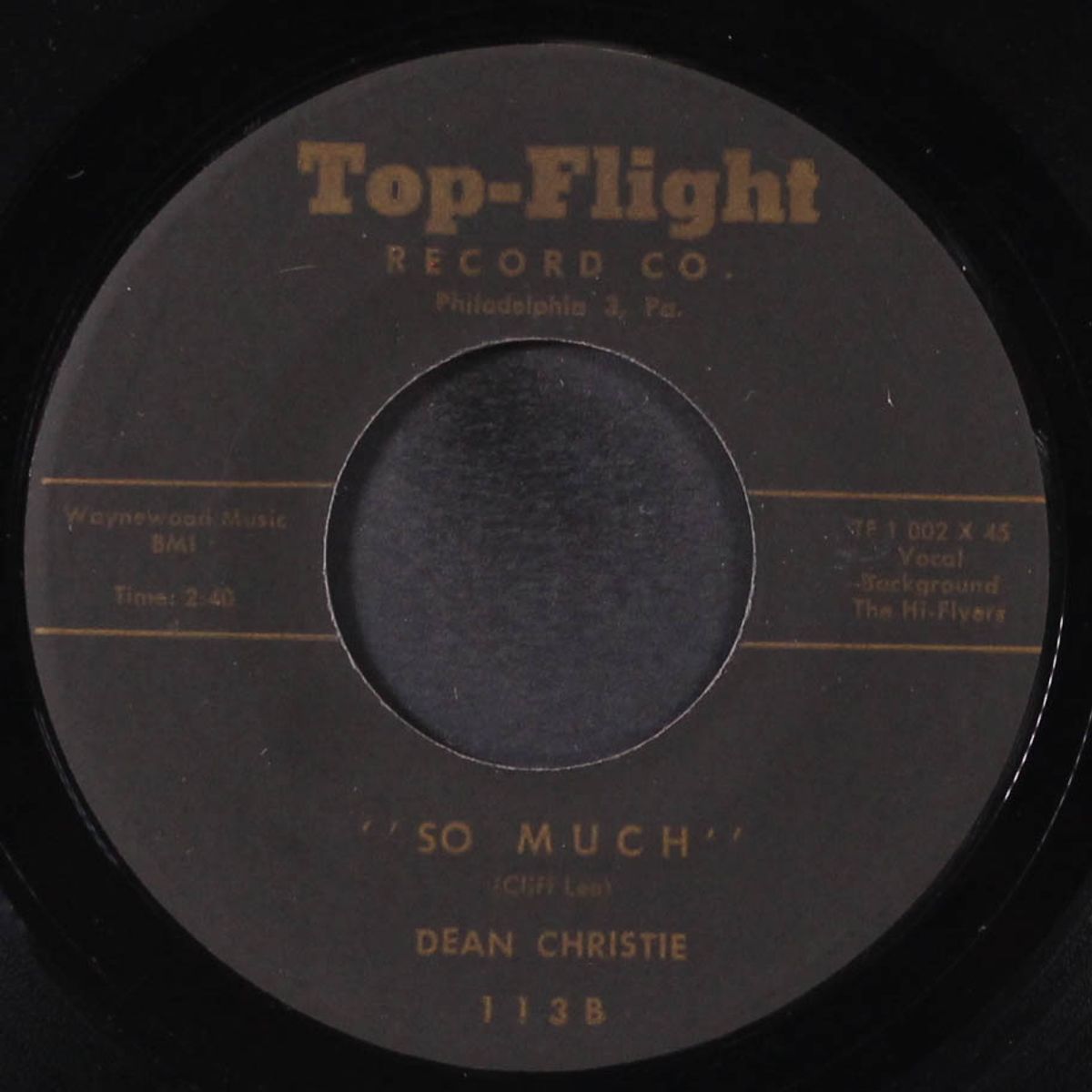oh what a love / so much by DEAN CHRISTIE