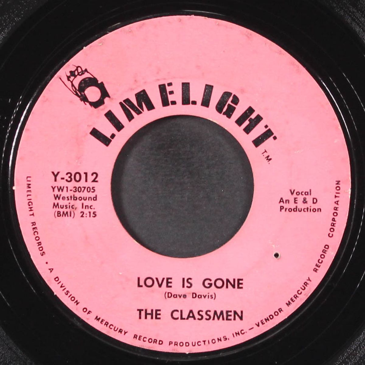 my special angel / love is gone by CLASSMEN