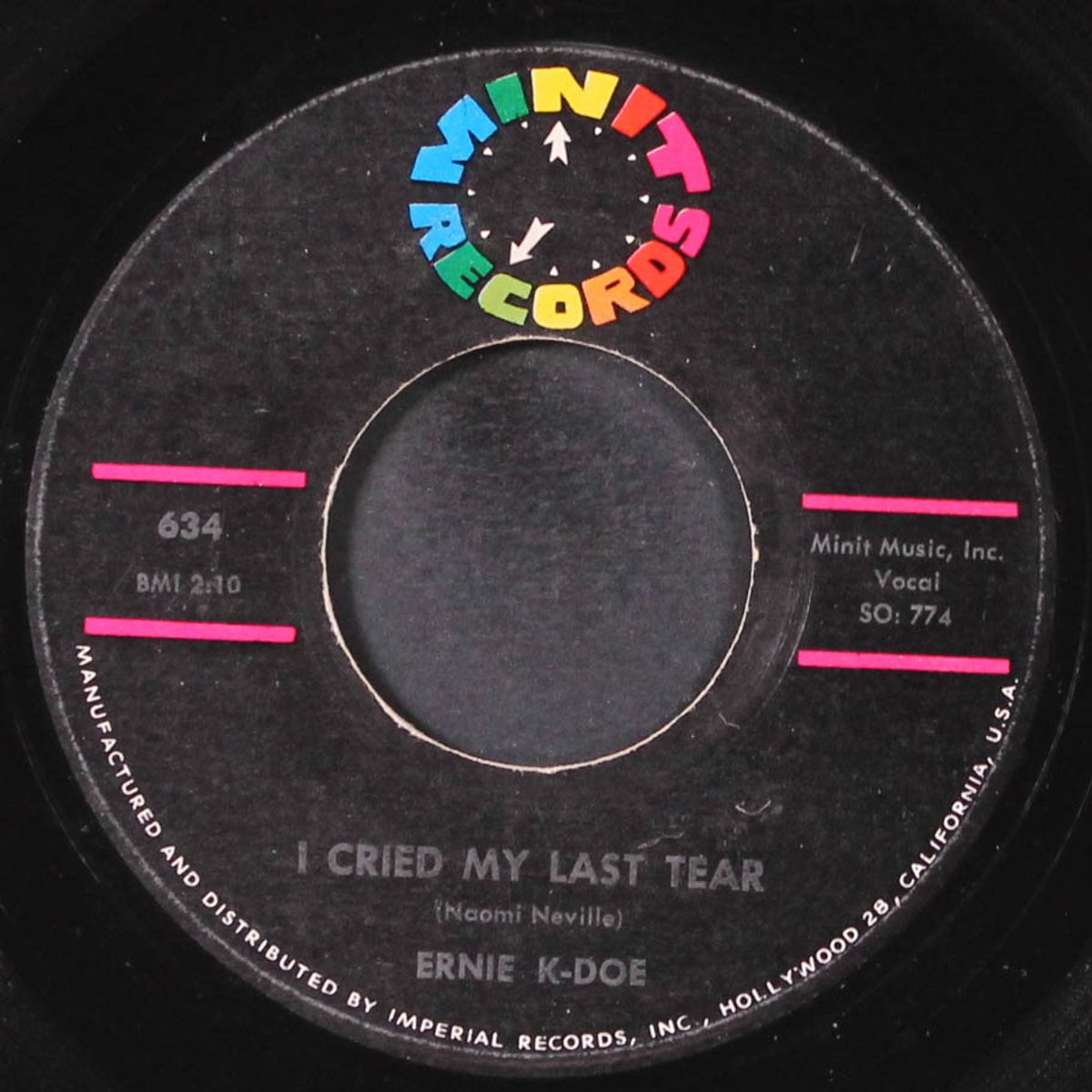 a certain girl / i cried my last tear by ERNIE K-DOE