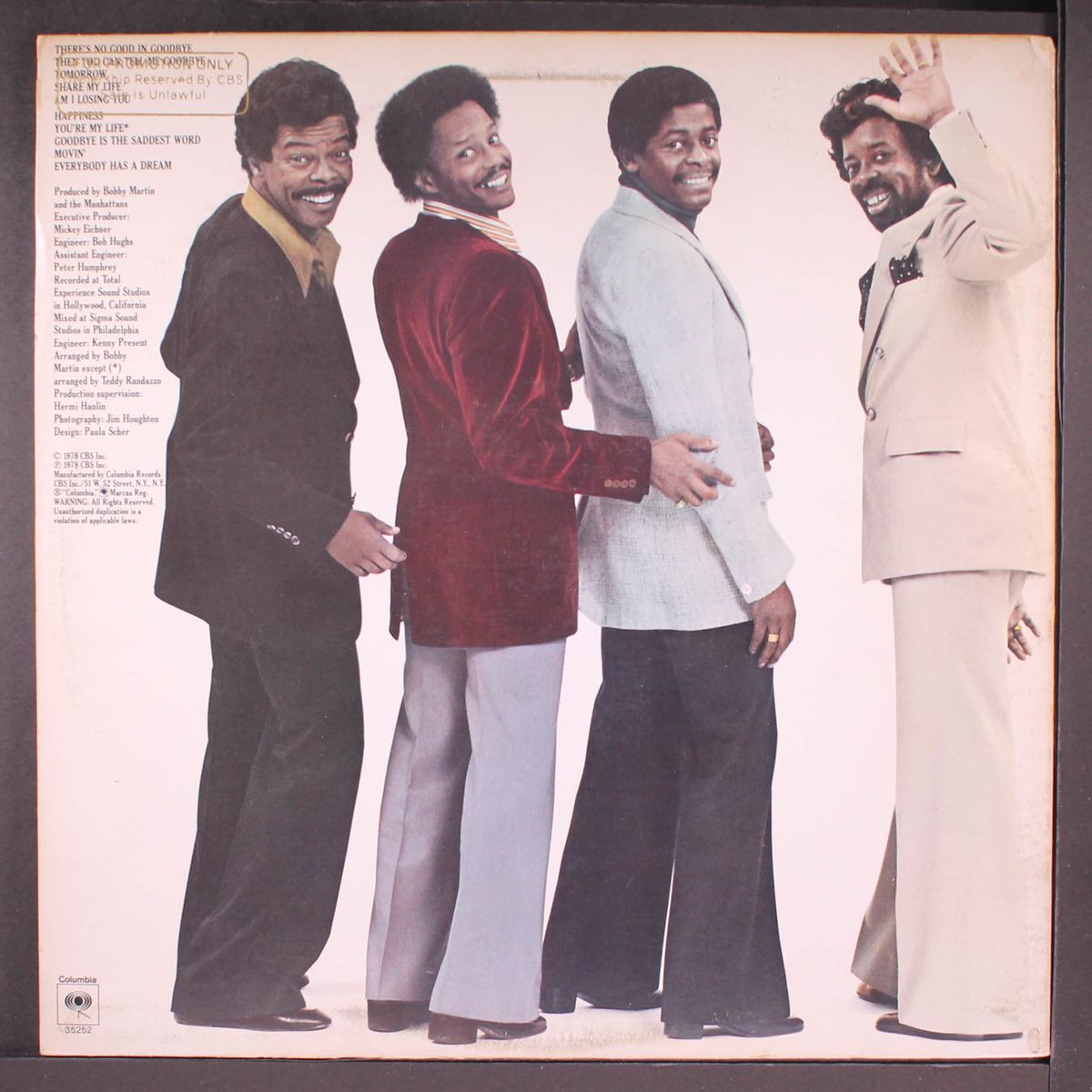 there's no good in goodbye by MANHATTANS