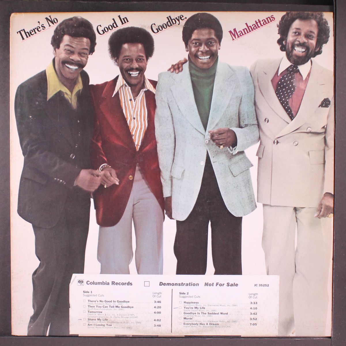 there's no good in goodbye by MANHATTANS