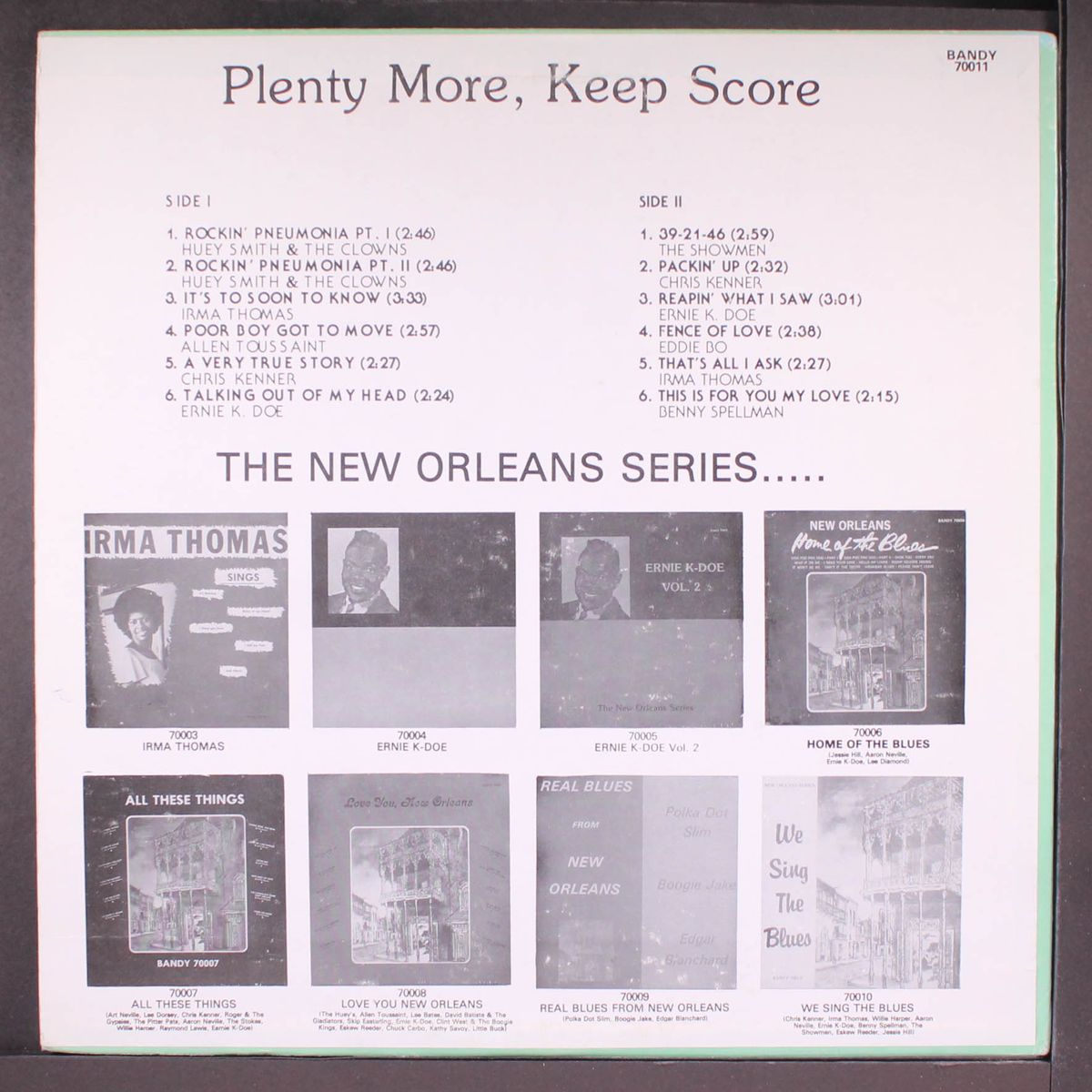 plenty more keep score by VARIOUS