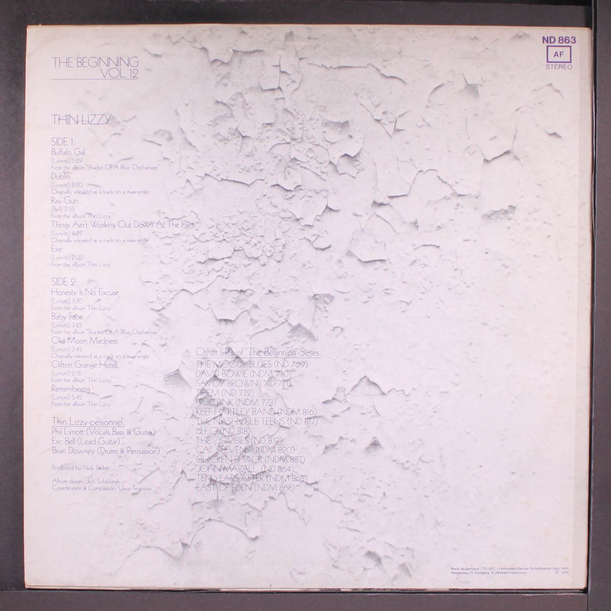 the beginning vol. 12 by THIN LIZZY