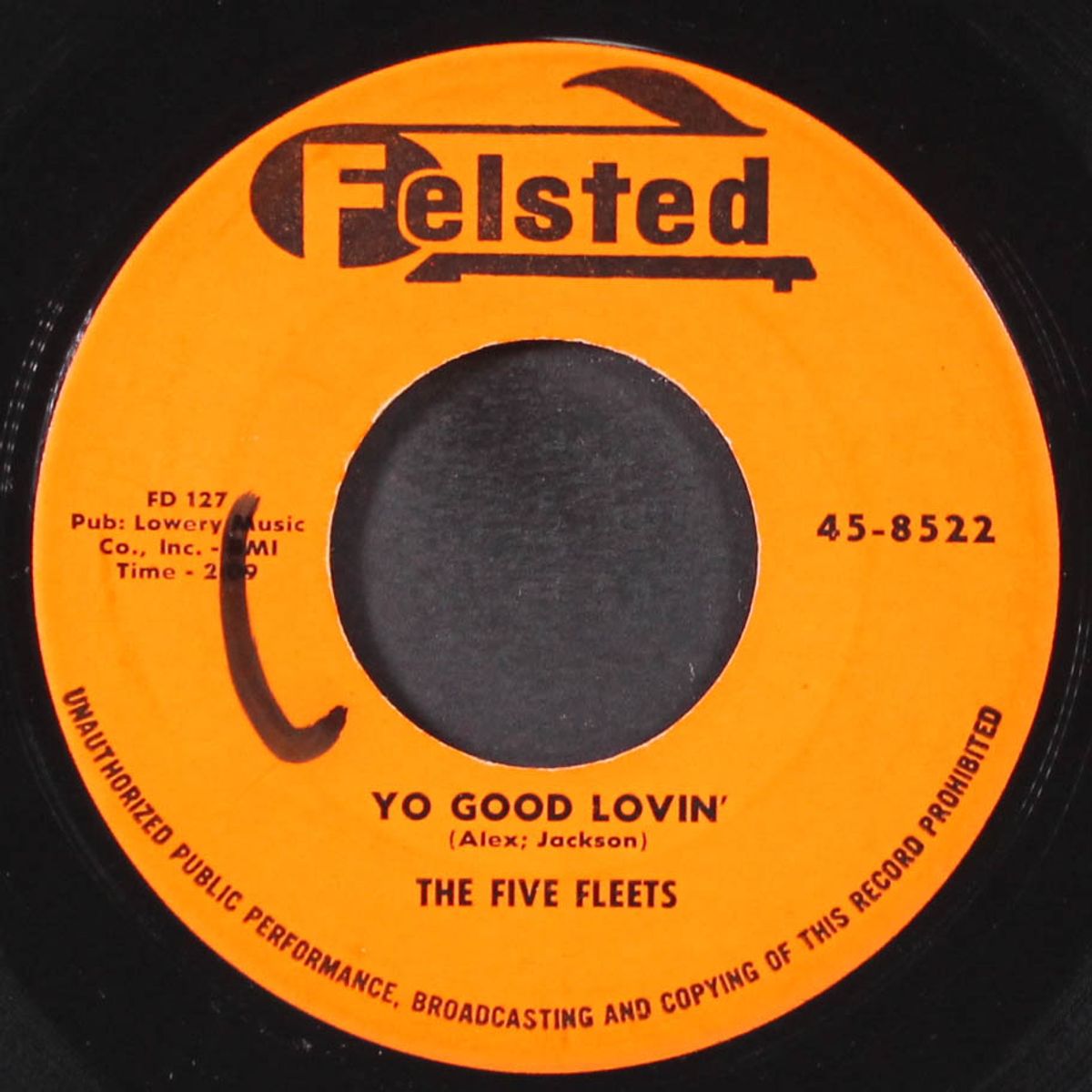 slight case of love / yo good lovin' by FIVE FLEETS