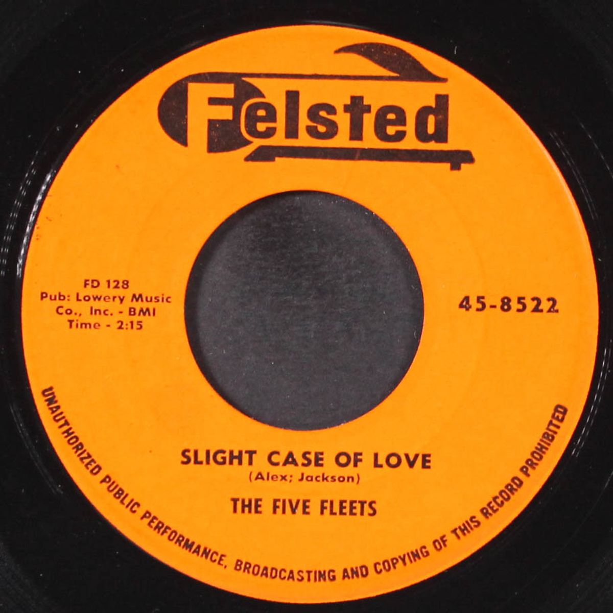 slight case of love / yo good lovin' by FIVE FLEETS